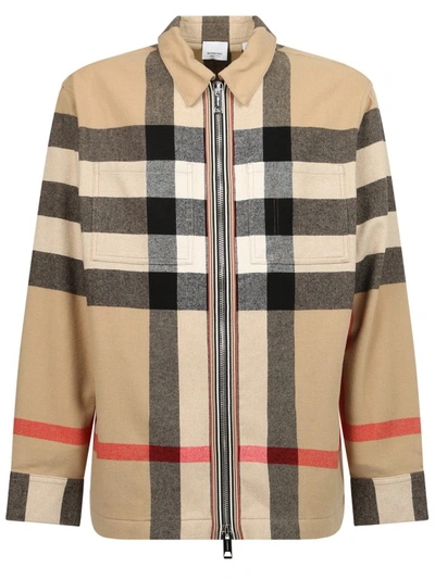 BURBERRY CHECK WOOL SHIRT