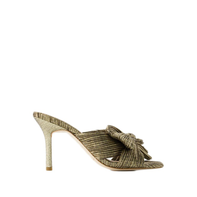Loeffler Randall Claudia Sandals - Synthetic Leather - Gold