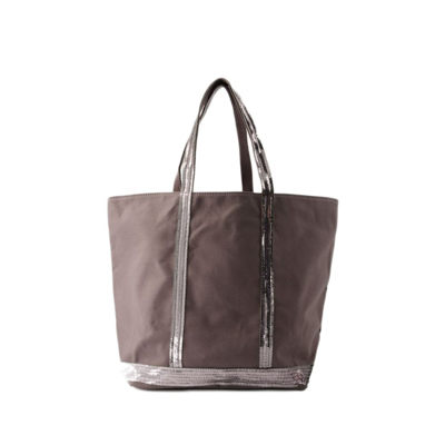 Vanessa Bruno Cabas L Shopper Bag -  - Cotton - Grey Anthracite