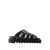 Toga Buckle-embellished Slides In Black