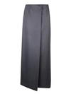 Givenchy Wool-blend Skirt In Grey