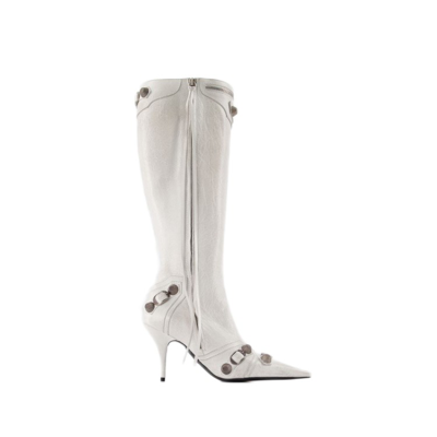 Balenciaga Stiefel Cagole H90 -  - Leder - Weiss In White