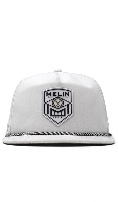 Melin Hydro Coronado Shield Hat In White