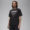 Jordan Women's  Flight Heritage Graphic T-shirt In Black
