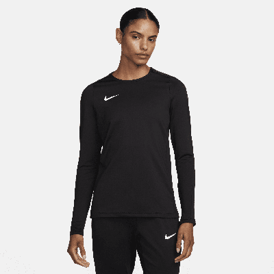 Nike Women's Strike Dri-fit Crew-neck Soccer Top In Black
