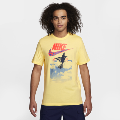 Nike Men's  Sportswear T-shirt In Yellow