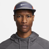 Nike Unisex Dri-fit Fly Unstructured Swoosh Cap In Grey