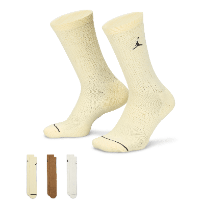 Jordan Everyday Crew Socks (3 Pairs) In Multicolor