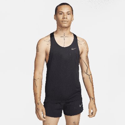 Nike Men's Fast Dri-fit Running Singlet In Black
