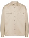 PRADA PRADA TWILL-WEAVE COTTON SHIRT