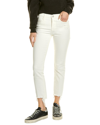 Frame Le High Straight High-rise Straight-leg Stretch-denim Jeans In White