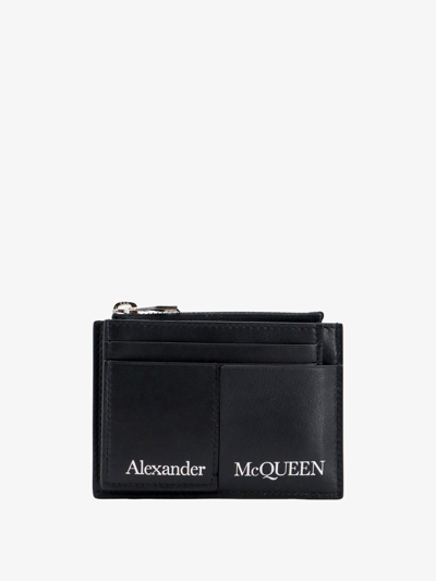 Alexander Mcqueen Card Holder In Black