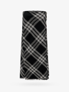 Burberry Midi Dress With Check Pattern In Black