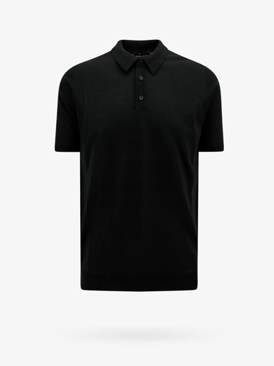 Roberto Collina Polo Shirt In Black