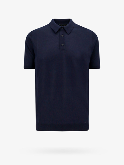 Roberto Collina Polo Mc In Navy
