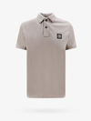 Stone Island Polo Shirt In Grey