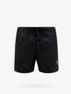 Stone Island Compass Patch Swim Shorts In Black