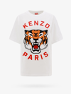Kenzo White T-shirt With Printed Logo In White