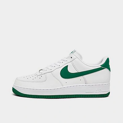 Nike Men's Air Force 1 '07 Casual Shoes In White/malachite/white