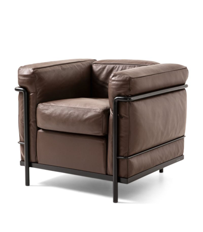Cassina 2 Fauteuil Grand Confort Armchair In Brown