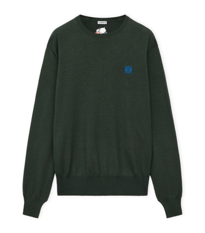 Loewe X Suna Fujita Sweater In Green