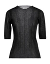 Peserico Woman Sweater Black Size 6 Viscose, Polyester