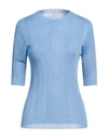 Peserico Woman Sweater Light Blue Size 10 Viscose, Polyester