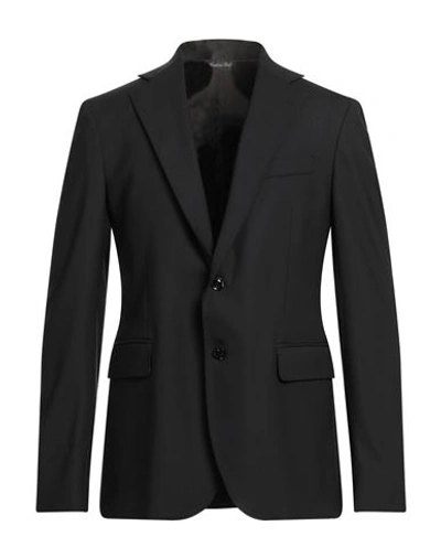 Brian Dales Man Blazer Black Size 40 Wool, Polyamide, Elastane