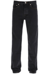 Apc A.p.c. Mens Martin Stonewashed Black Denim Jeans In Black
