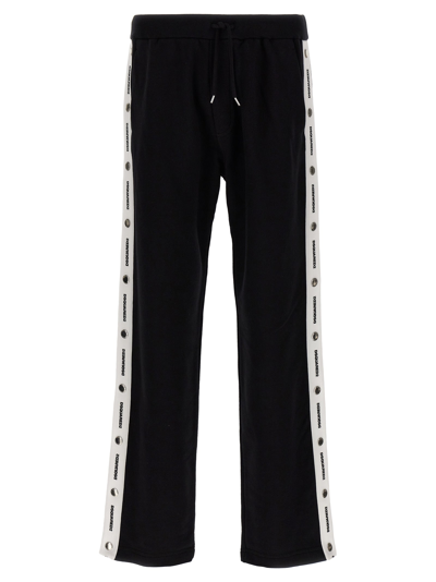 Dsquared2 Burbs Pants In White/black