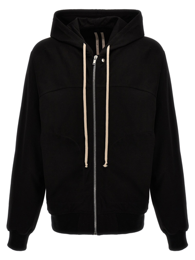 Rick Owens Windbreaker Sweatshirt In Black