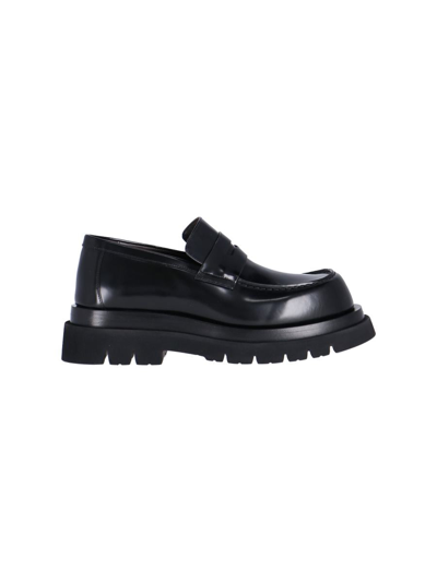 Bottega Veneta Black Lug Loafer