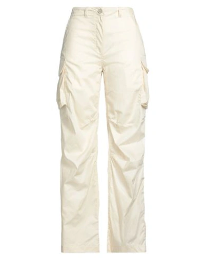 Our Legacy Woman Pants Ivory Size 6 Cotton In White