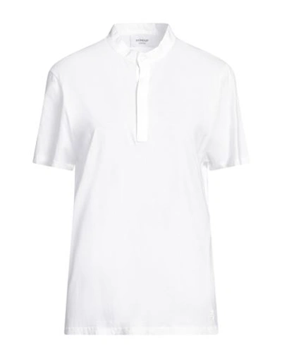 Dondup Woman T-shirt White Size S Cotton
