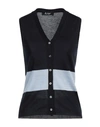 La Rose Woman Cardigan Midnight Blue Size 4 Cashmere, Silk