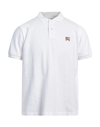 Roy Rogers Roÿ Roger's Man Polo Shirt White Size Xxl Cotton