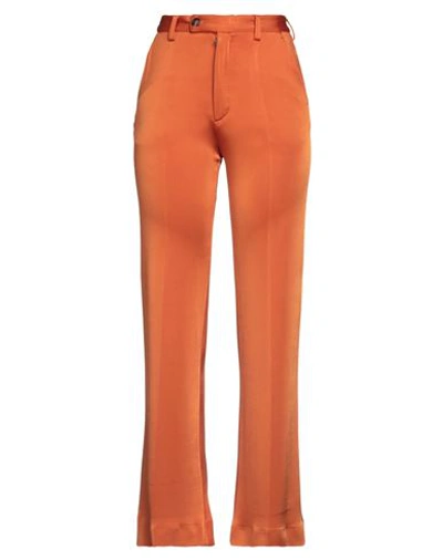 Marni Woman Pants Orange Size 6 Viscose, Elastane