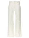 CHLOÉ FLARE LEG JEANS WHITE