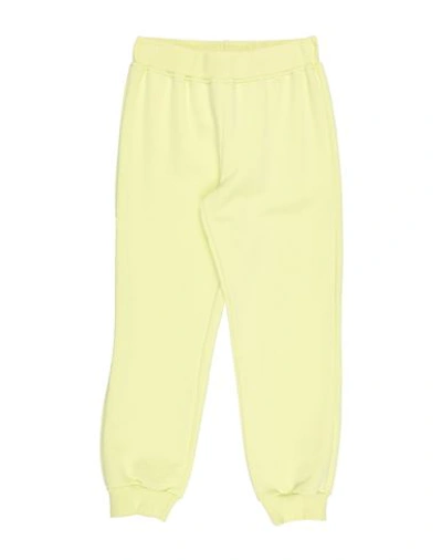 Chiara Ferragni Babies'  Toddler Girl Pants Acid Green Size 7 Cotton In Yellow