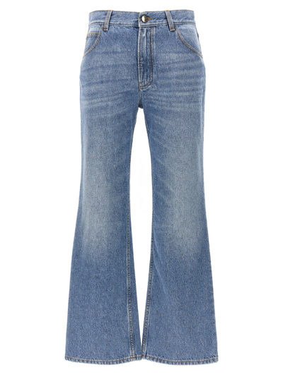 CHLOÉ HIGH WAIST JEANS LIGHT BLUE