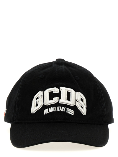 Gcds Logo-embroidered Baseball Cap In Black