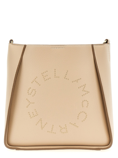 Stella Mccartney Logo Shoulder Bag Shoulder Bags Beige