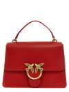 PINKO LOVE ONE TOP HANDLE HAND BAGS RED