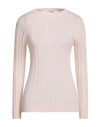 Peserico Woman Sweater Light Pink Size 10 Merino Wool In Pink