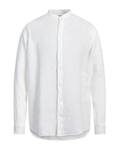 Daniele Alessandrini Man Shirt White Size 17 Linen