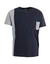 Daniele Alessandrini Man T-shirt Navy Blue Size Xl Cotton