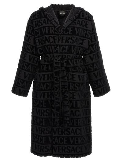 Versace Home Versace Allover Towels Black