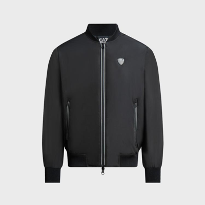 Ea7 Premium Shield Technical-fabric Bomber Jacket In 1578
