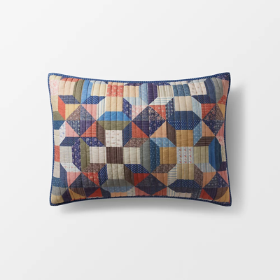 Polo Ralph Lauren Walford Sham In Navy Multi
