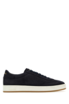 Church's Midnight Blue Suede Sneakers In Blue